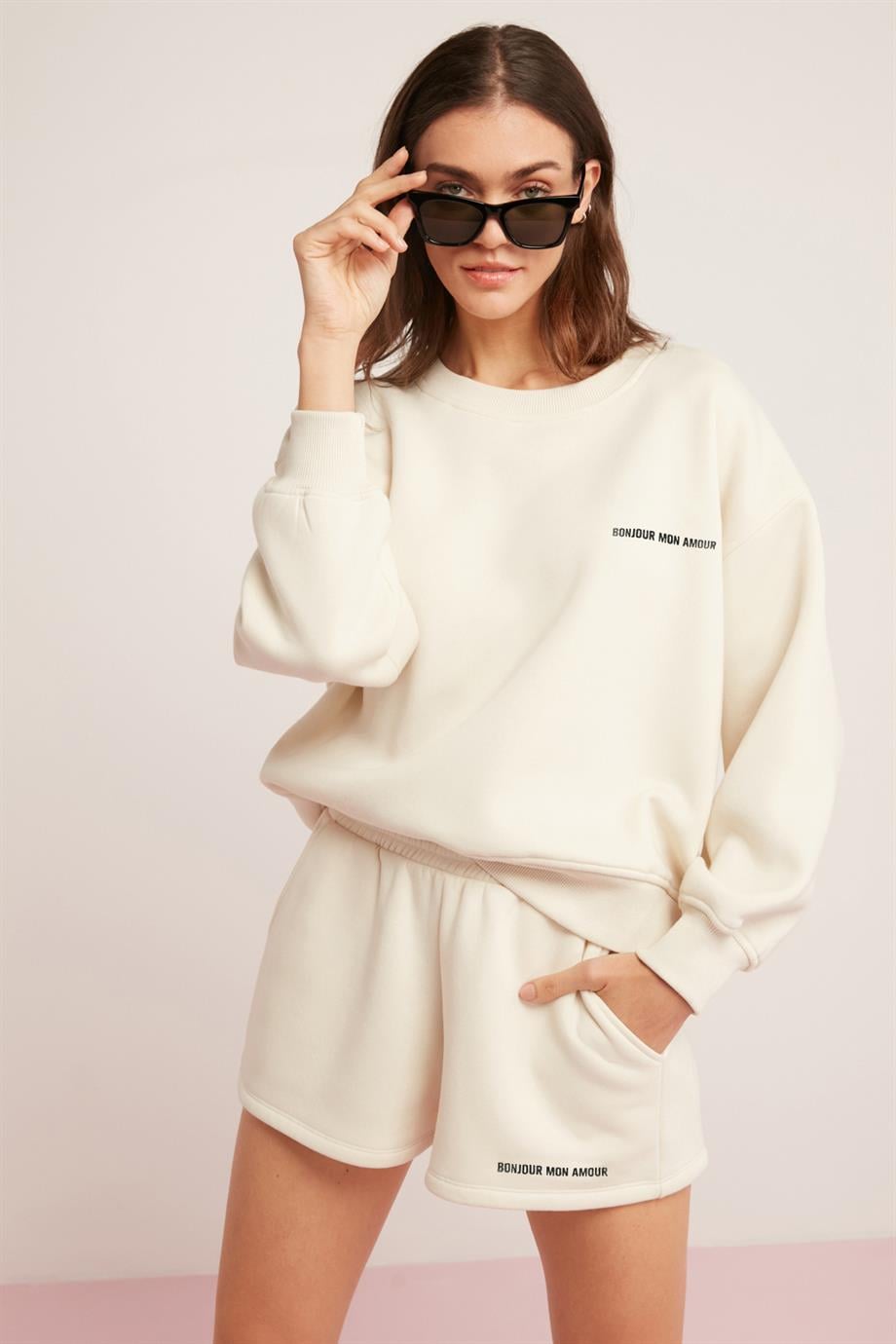 ETHIQUET SANDRA Damen Fleece-Sweatshirt Default Title
