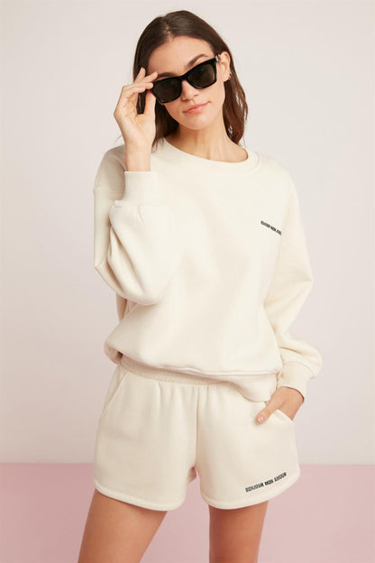 SANDRA Damen Fleece-Sweatshirt