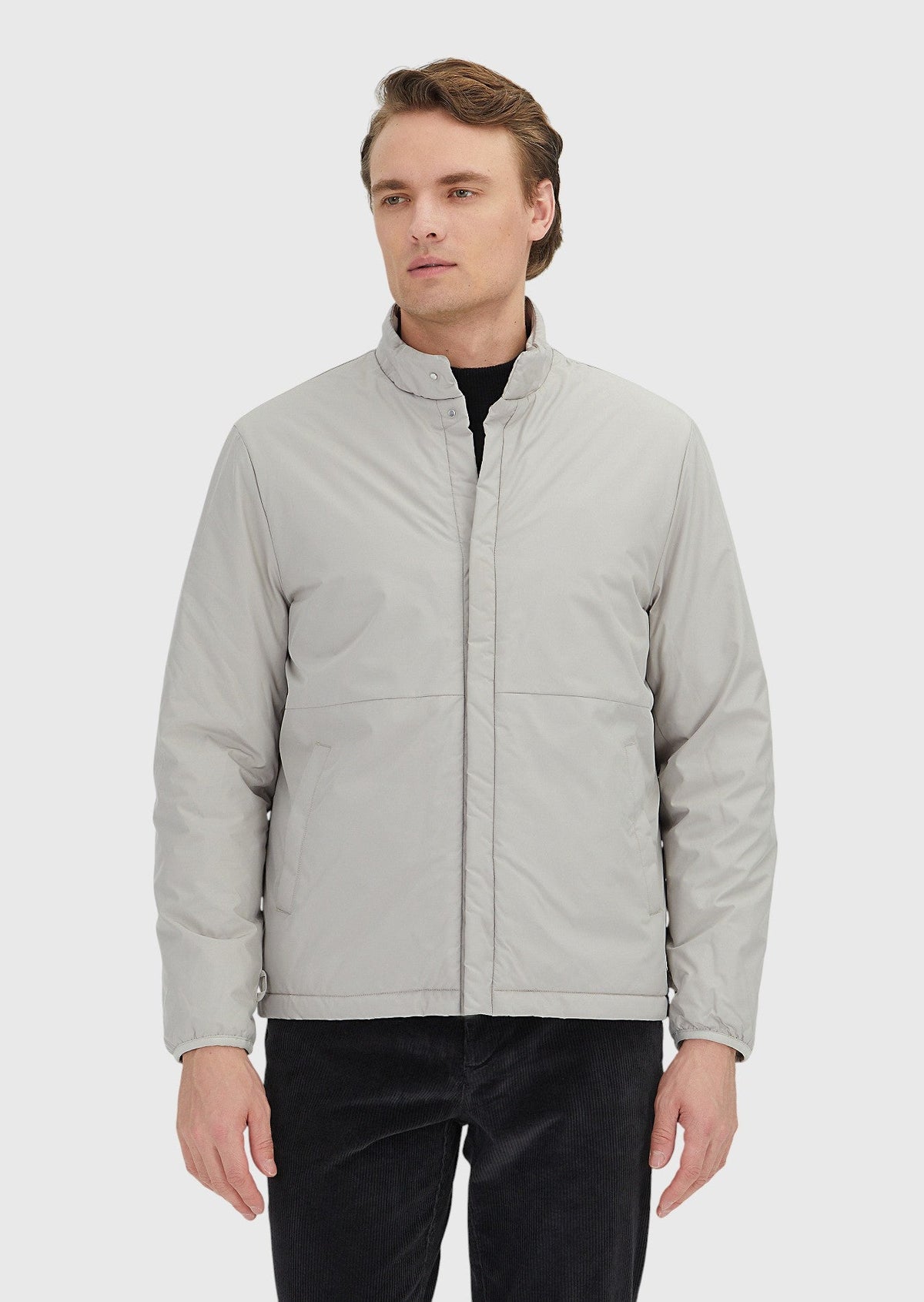Ramsey Sandy Regular Fit Hemdkragen Freizeit Regenmantel Kum