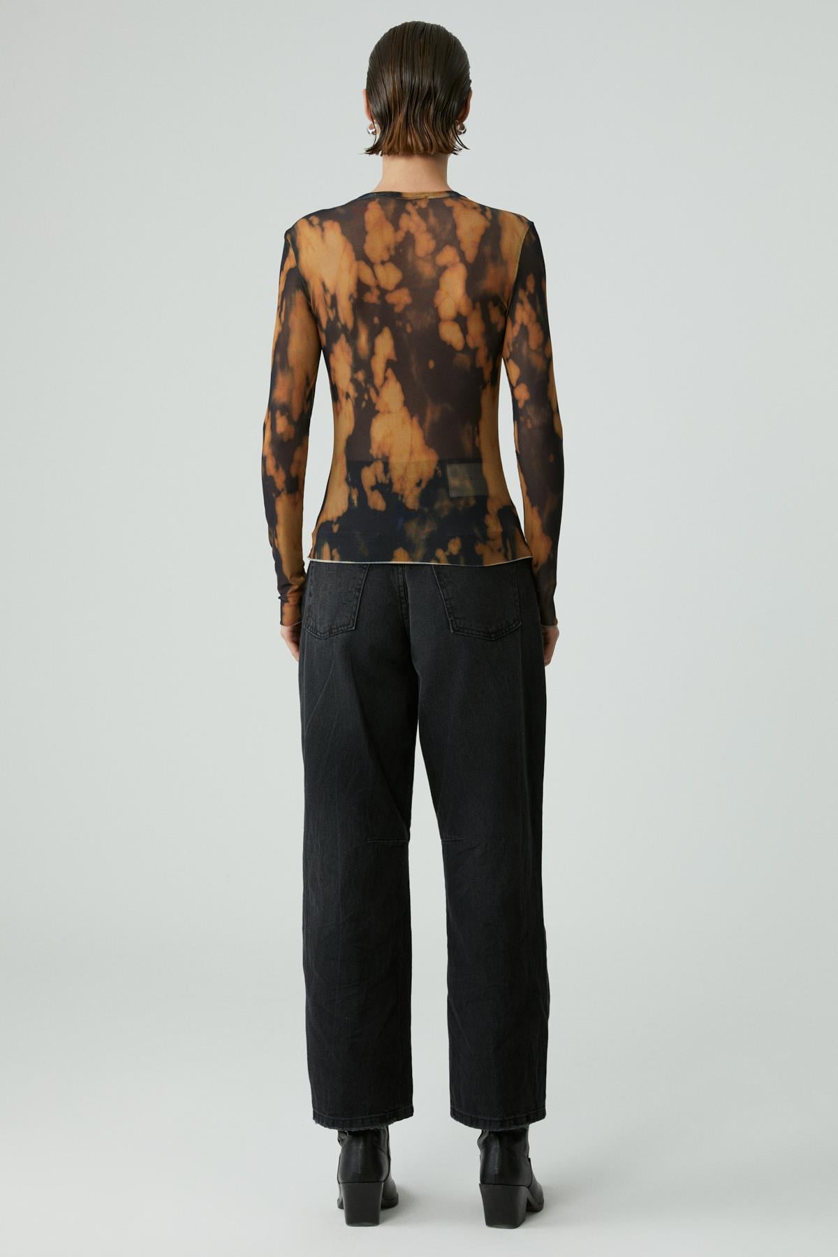 ETHIQUET SARAI Damen Langarm Musterbluse Default Title