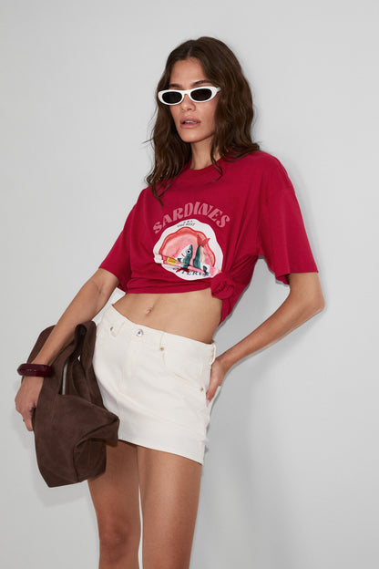 Sardi Bio-Baumwoll T-Shirt mit Print
