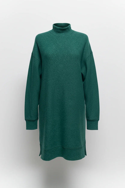 Bürstkleid mit langen Ärmeln