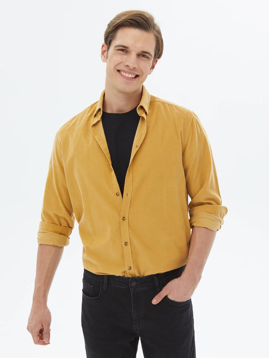 Kordstoff Regular Fit Woven Casual Shirt