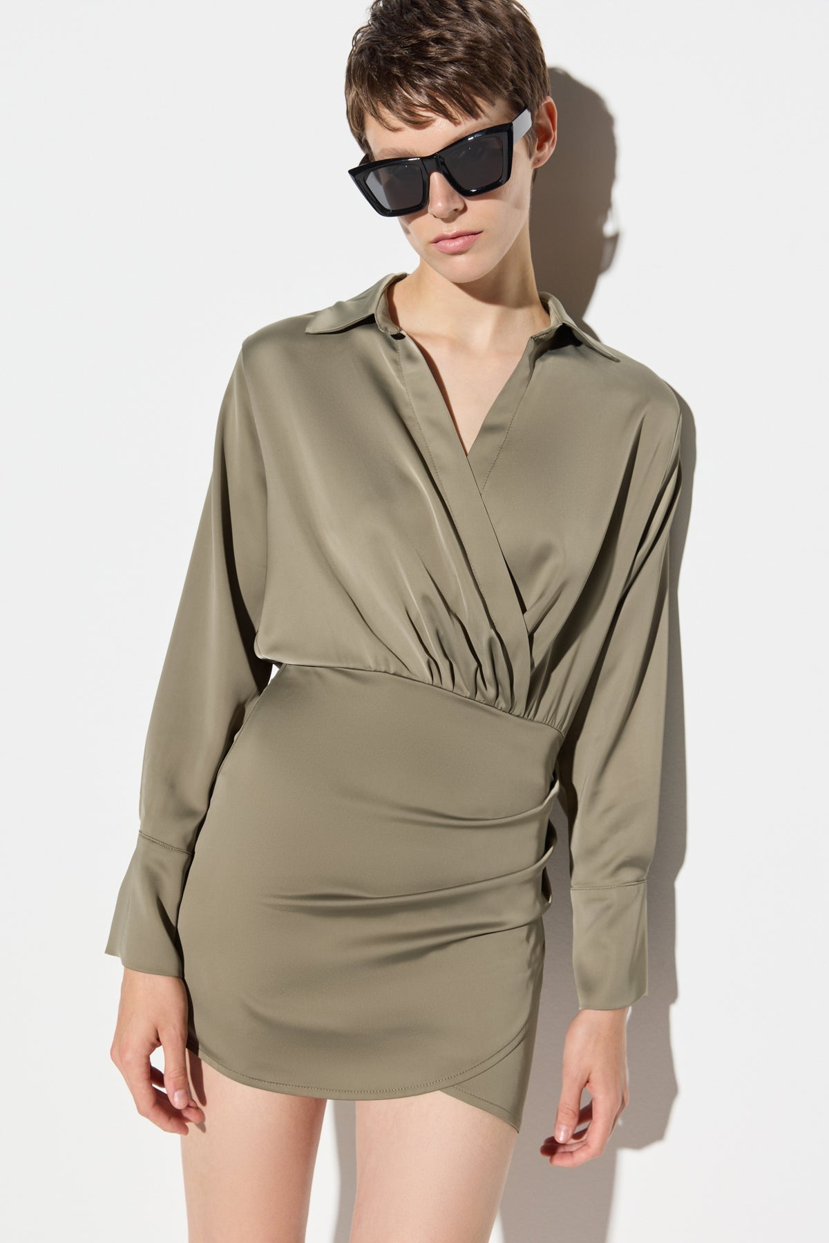 Satin-Hemdkleid