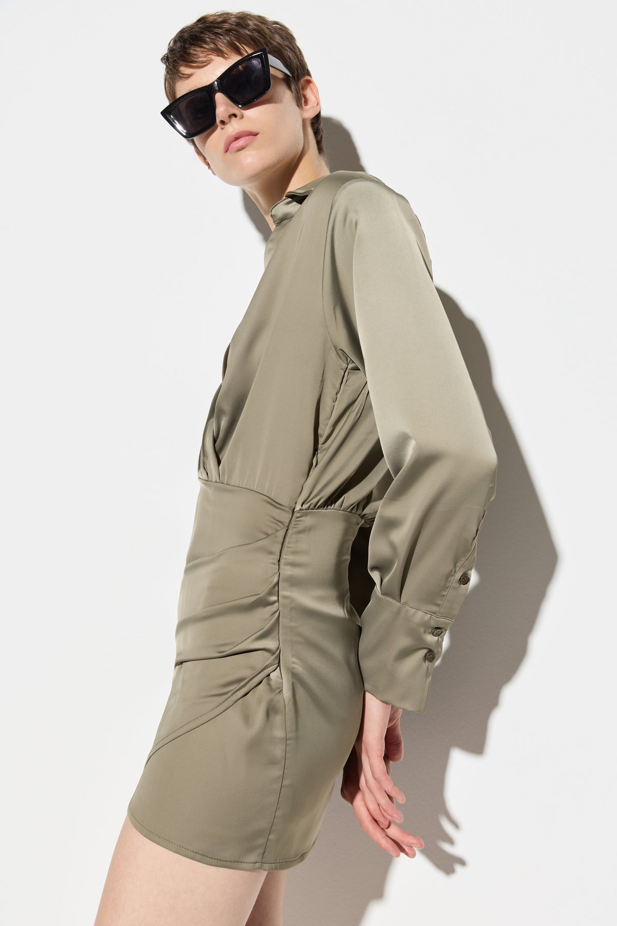 Satin-Hemdkleid