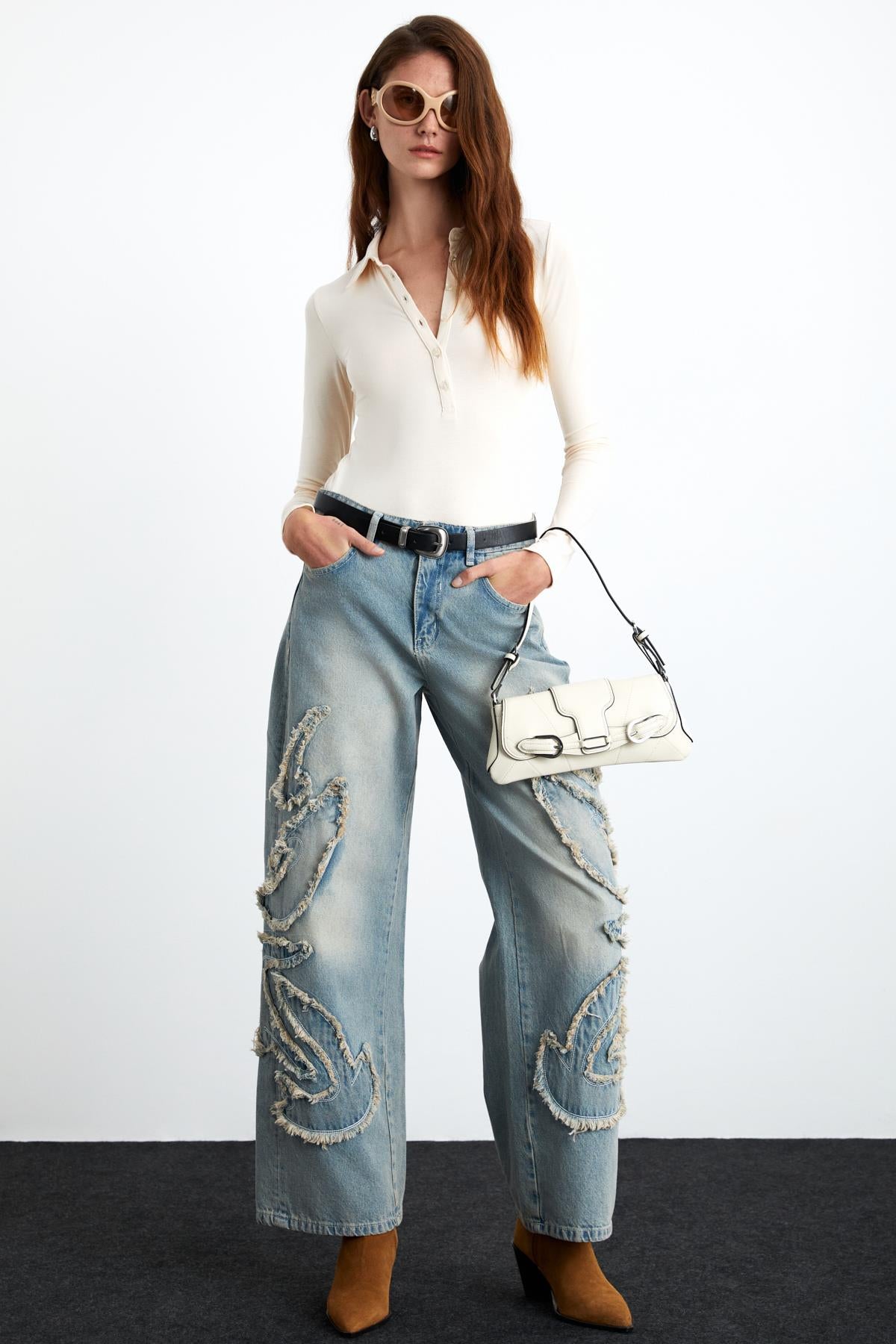 SAYDA Damen Viskose-Bluse