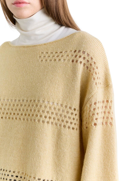 SCHWARZER PULLOVER MIT ABLAGE-STRICKMUSTER