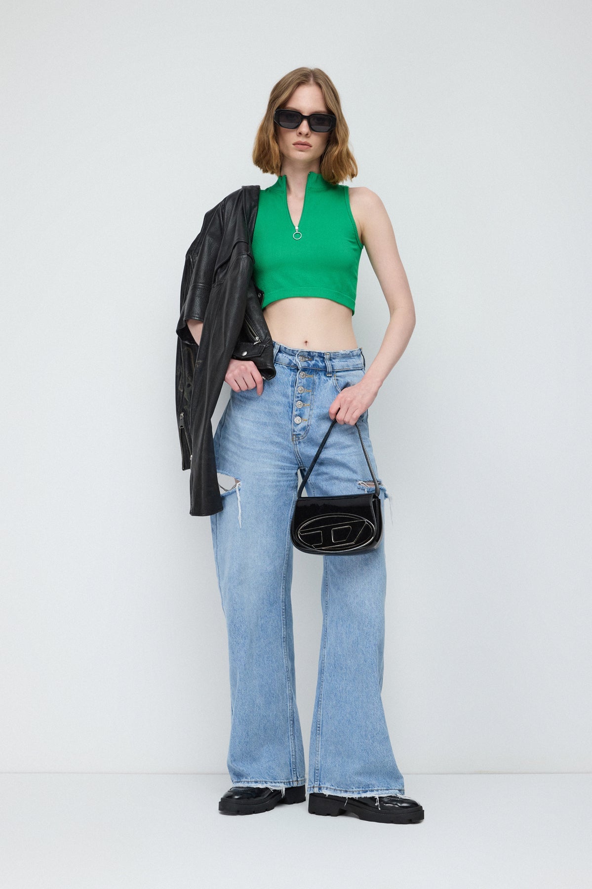 Nahtloses Crop-Top