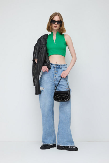 Nahtloses Crop-Top