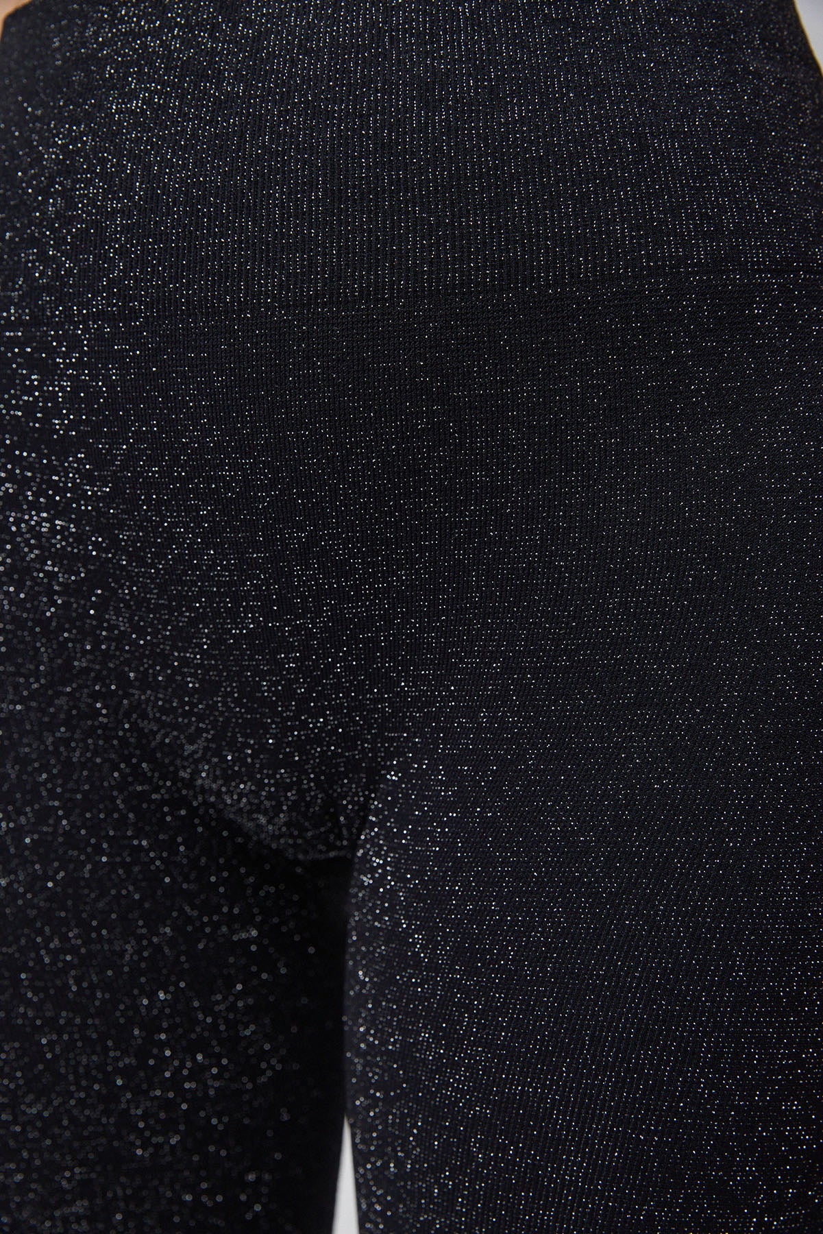 Nahtlose Glitzerleggings