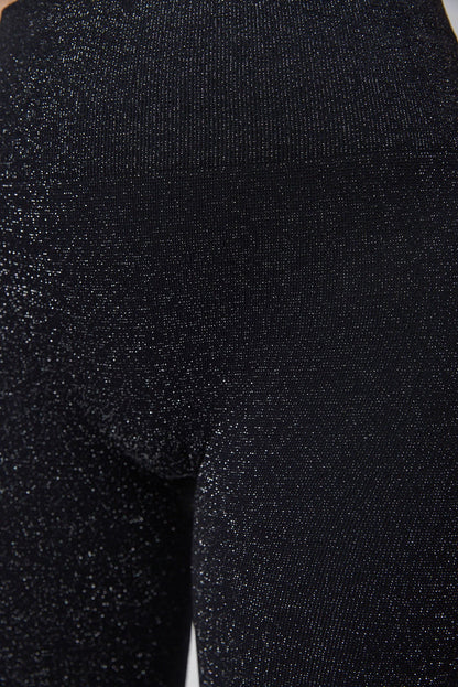 Nahtlose Glitzerleggings