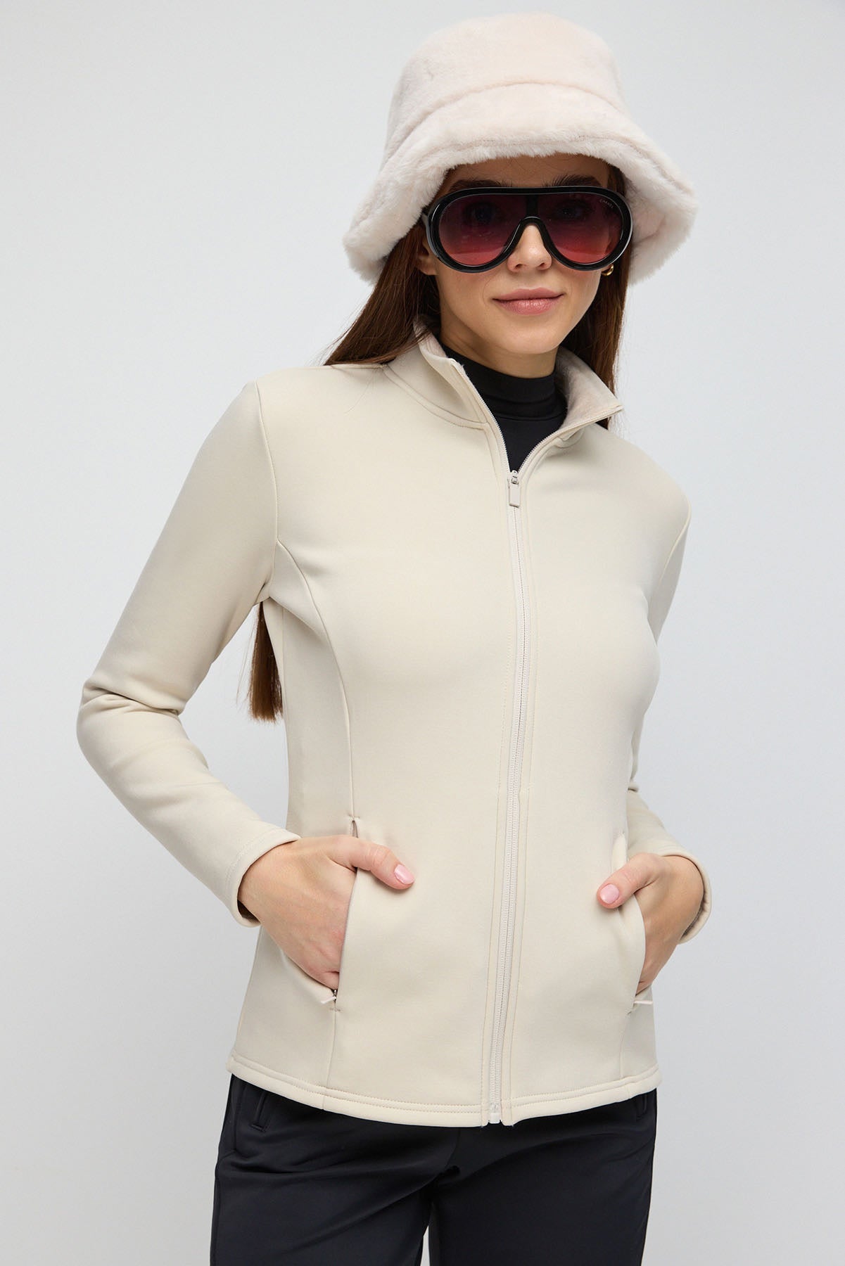 Jacke mit Reißverschluss