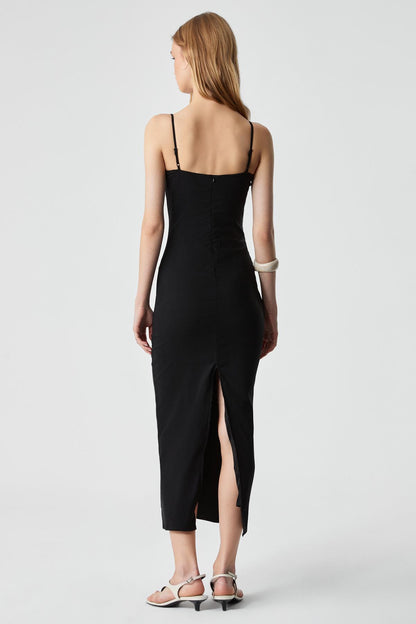 SEDRUAN Damen Langes Trägerkleid