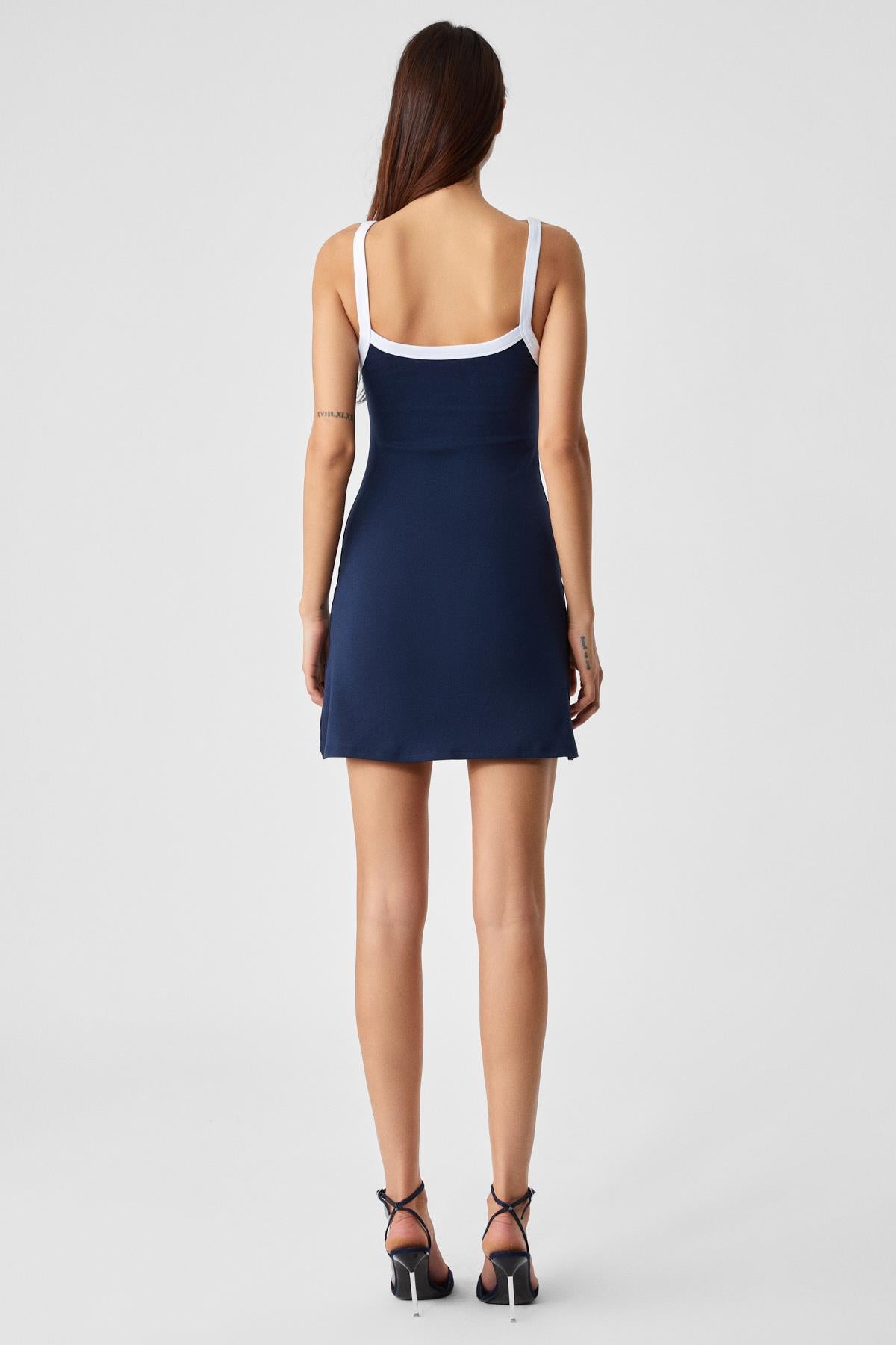 SEFRUN Damen Trägerkleid Mini