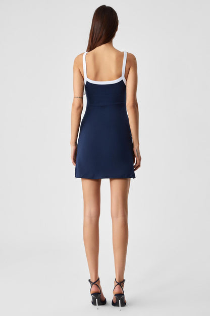 SEFRUN Damen Trägerkleid Mini