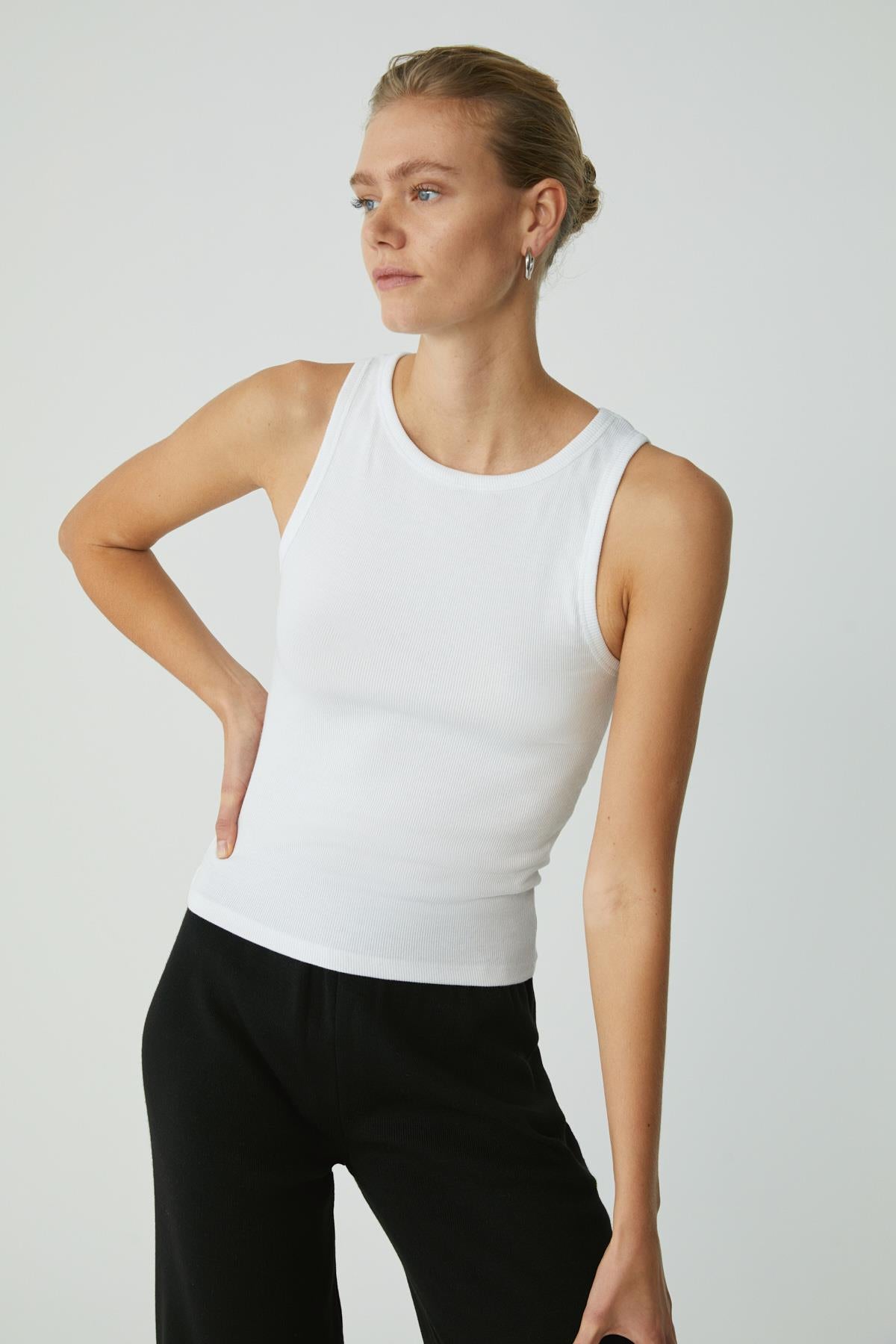 ETHIQUET SELENA Damen Regular Fit Top Weiß