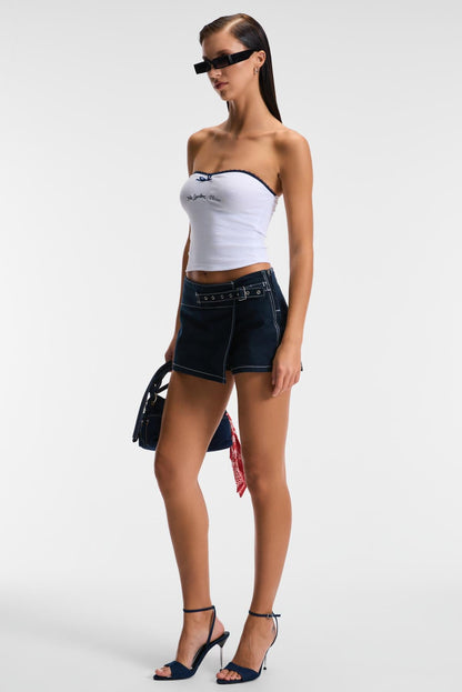 SELYA Damen Stretch Spitzenbluse