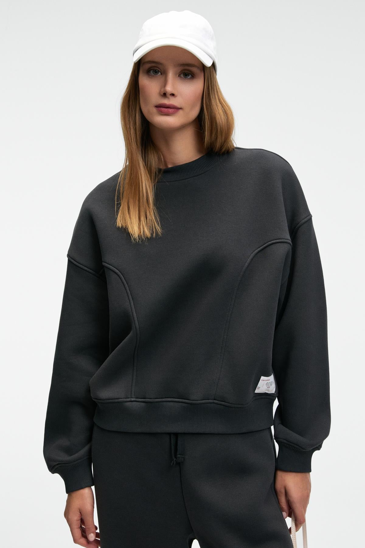 GRIMELANGE SERENYA Damen Sweatshirt Anthrazit