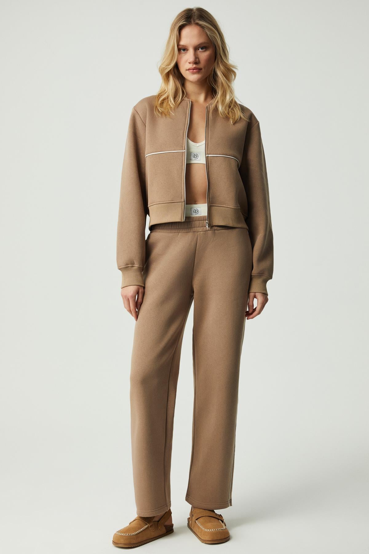 SHARID Damen Weite Relaxed Hose