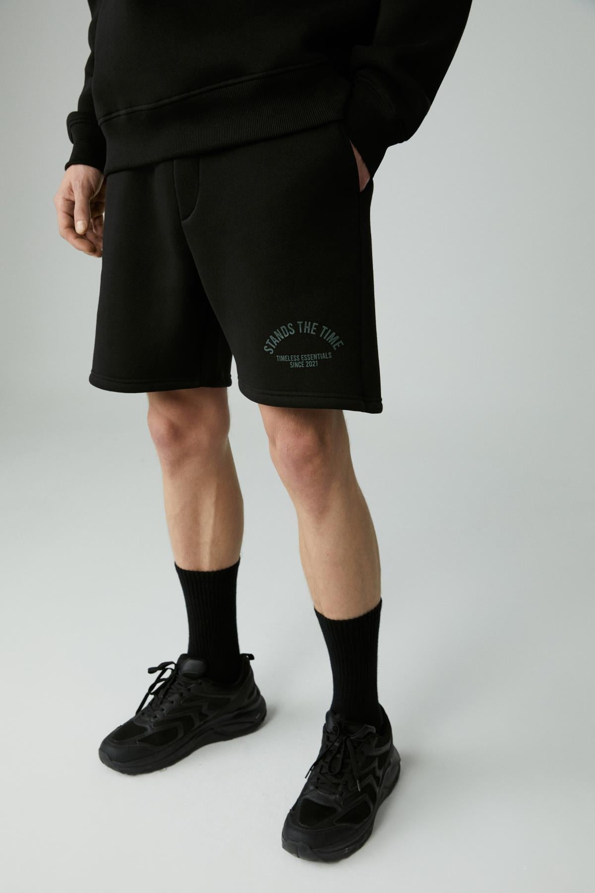 SHAW Herren Shorts mit Elastikbund