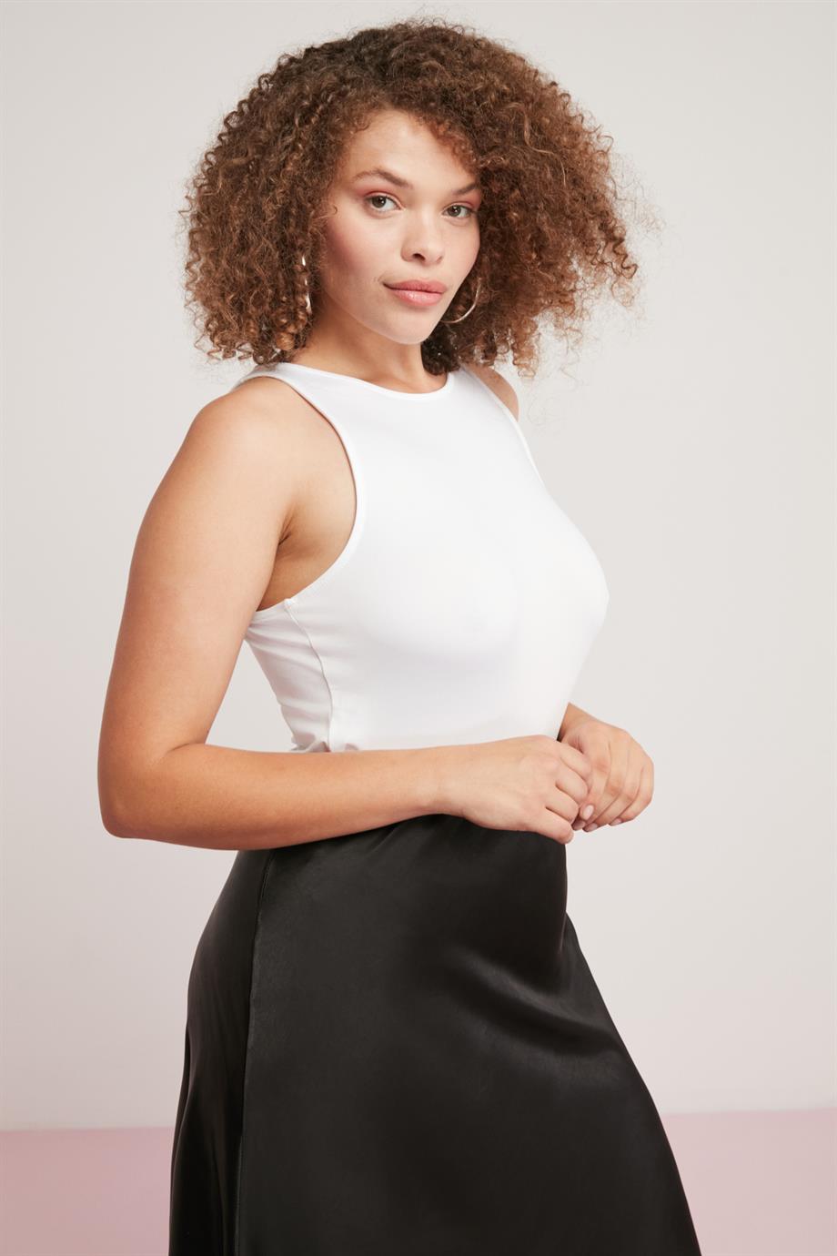 ETHIQUET SHELBY Damen Neckholder-Body Weiß