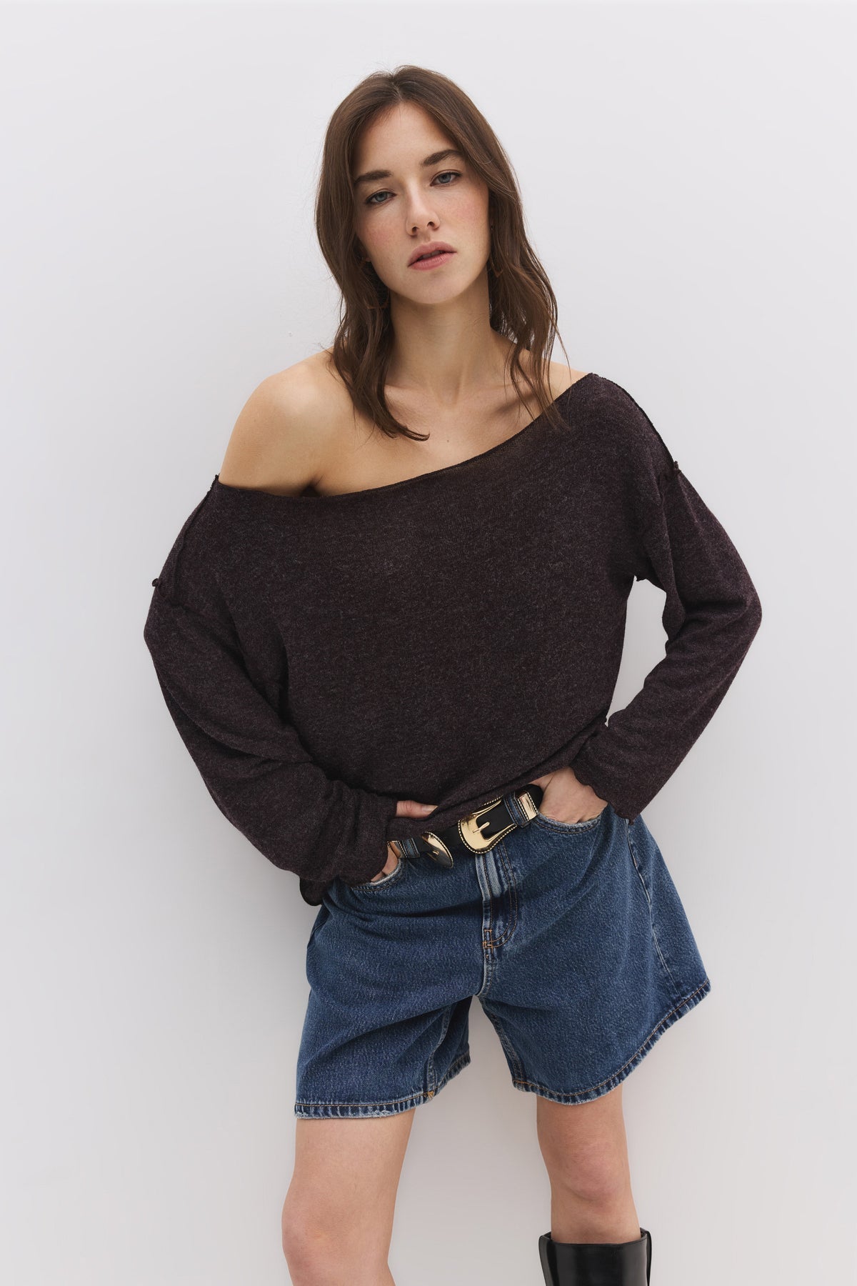 Glitzerndes, leichtes Sweatshirt