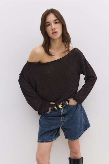 Glitzerndes, leichtes Sweatshirt
