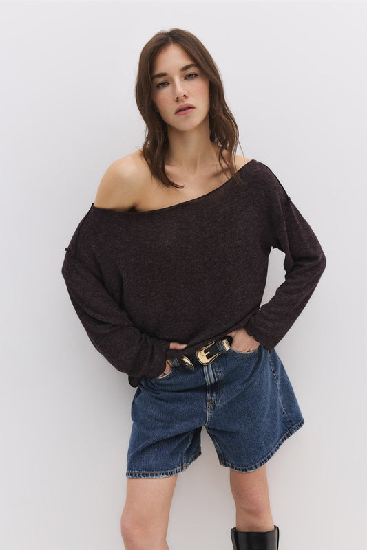 Glitzerndes, leichtes Sweatshirt