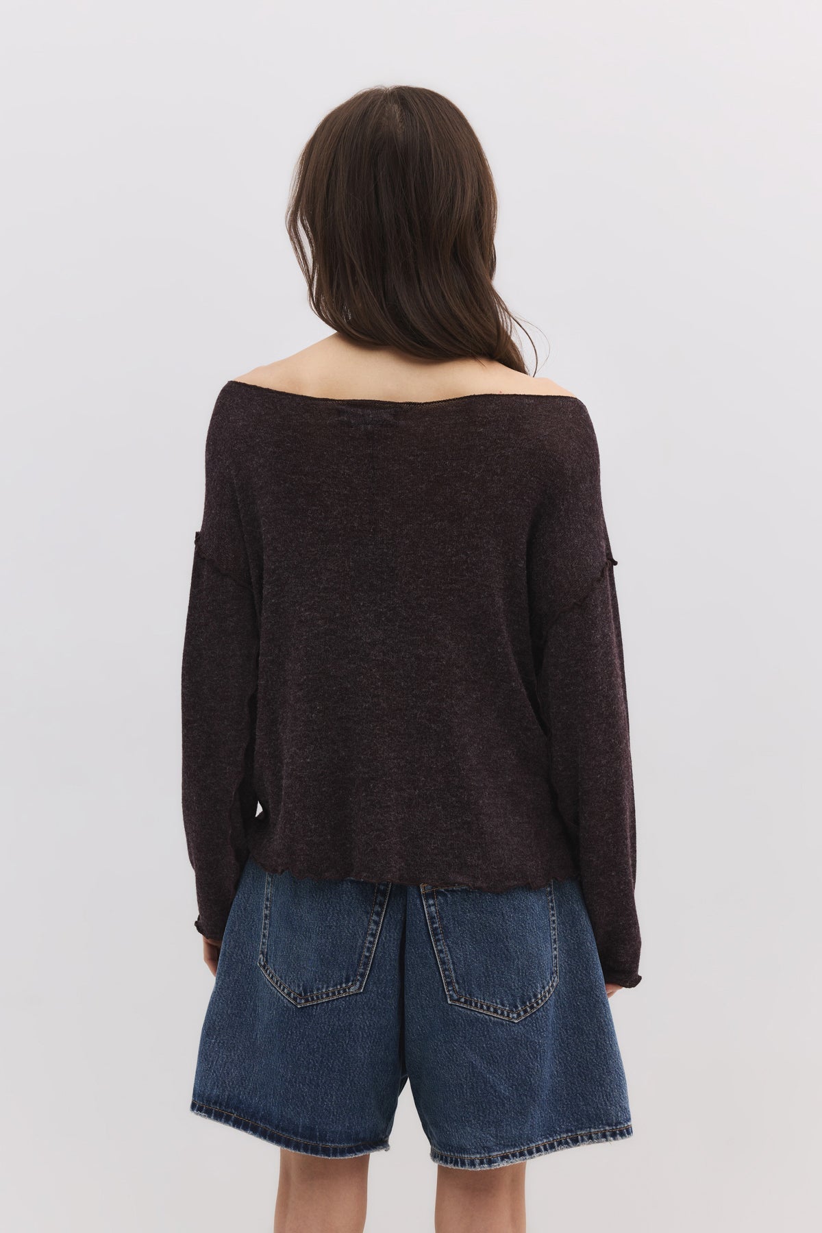 Glitzerndes, leichtes Sweatshirt