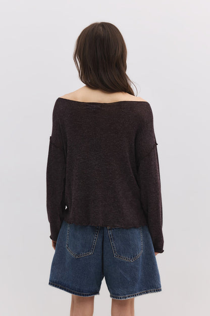 Glitzerndes, leichtes Sweatshirt
