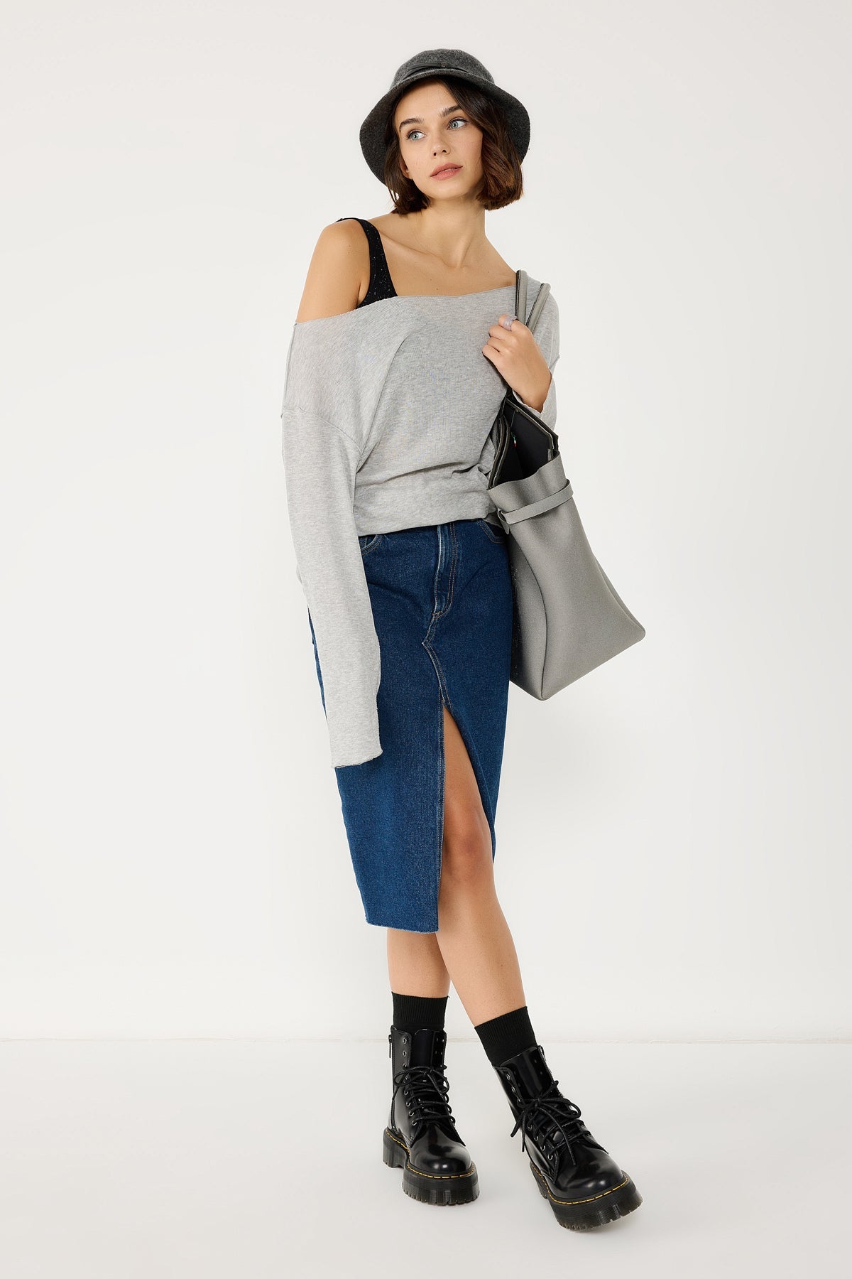 Glitzernde Basic-Bluse