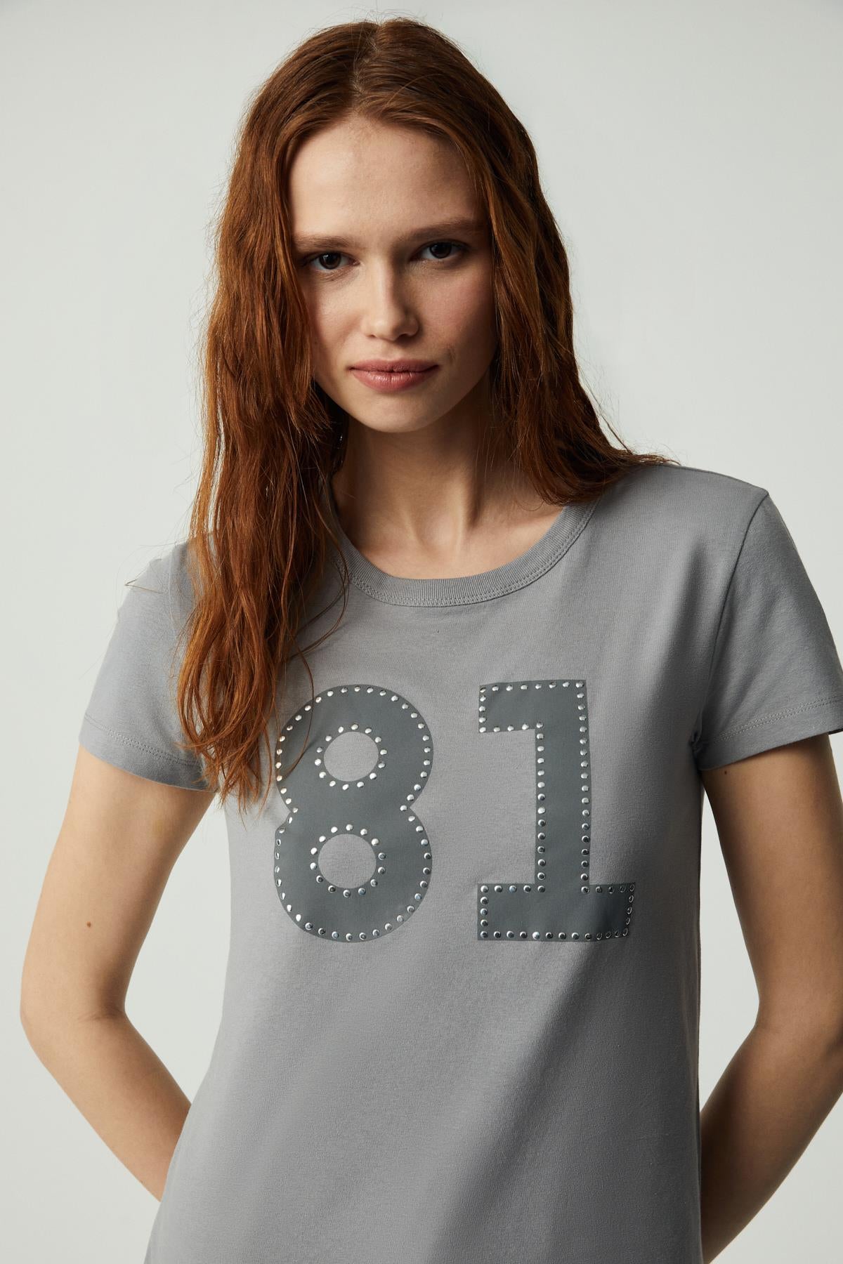 SINCE Damen Print Rundhals Shirt
