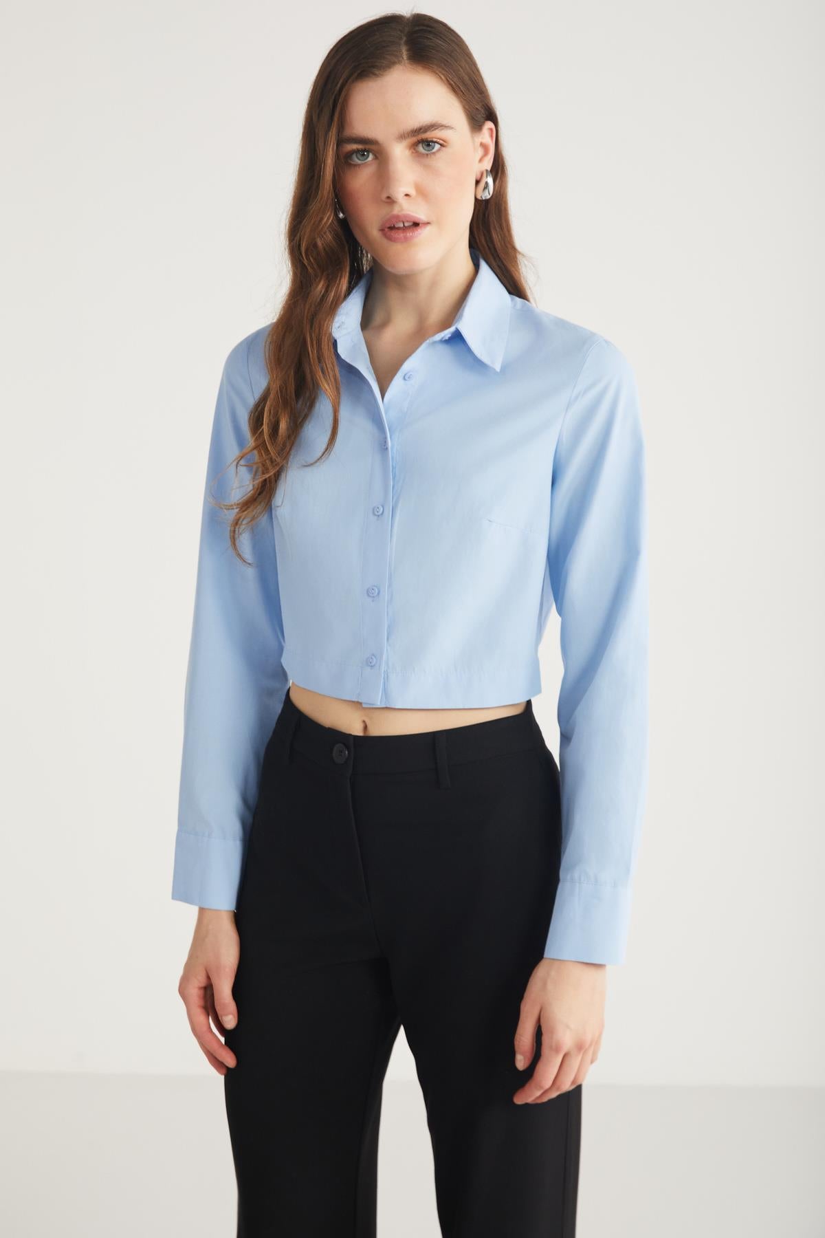 ETHIQUET SINTIA Webhemd Slim Fit Blau