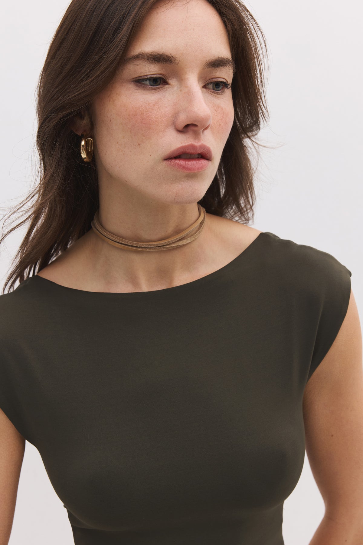 Rückenfreies Basic-Crop-Top