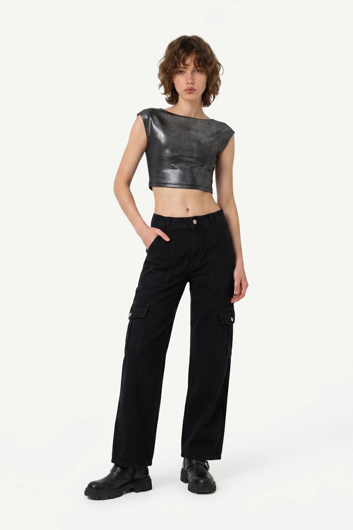 Rückenfreies Basic Top