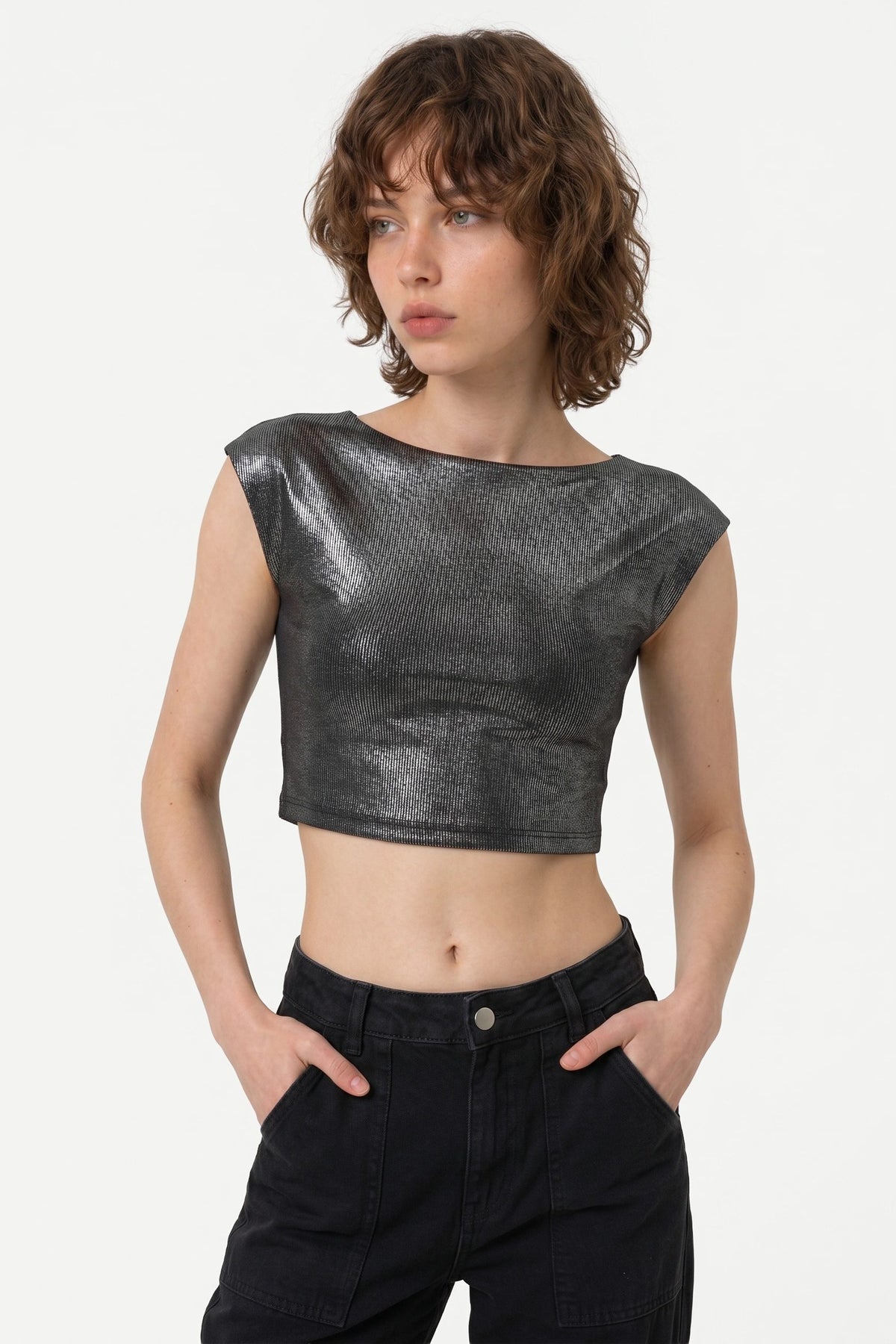 Rückenfreies Basic Top