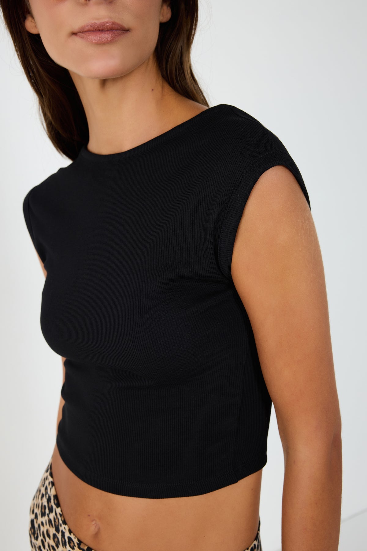 Rückenfreies Crop-Top
