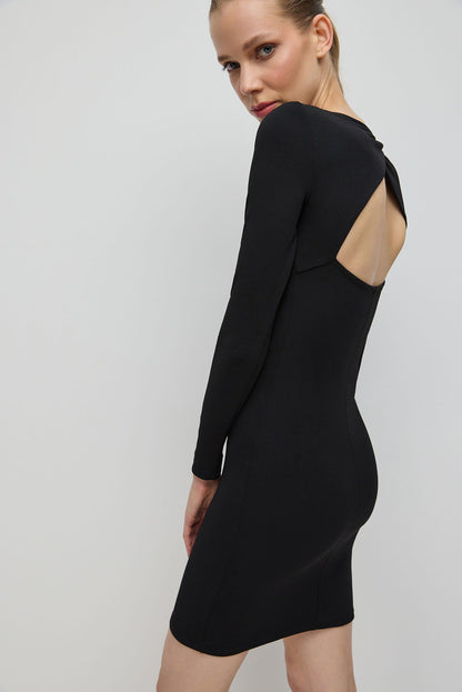 Langärmeliges Minikleid