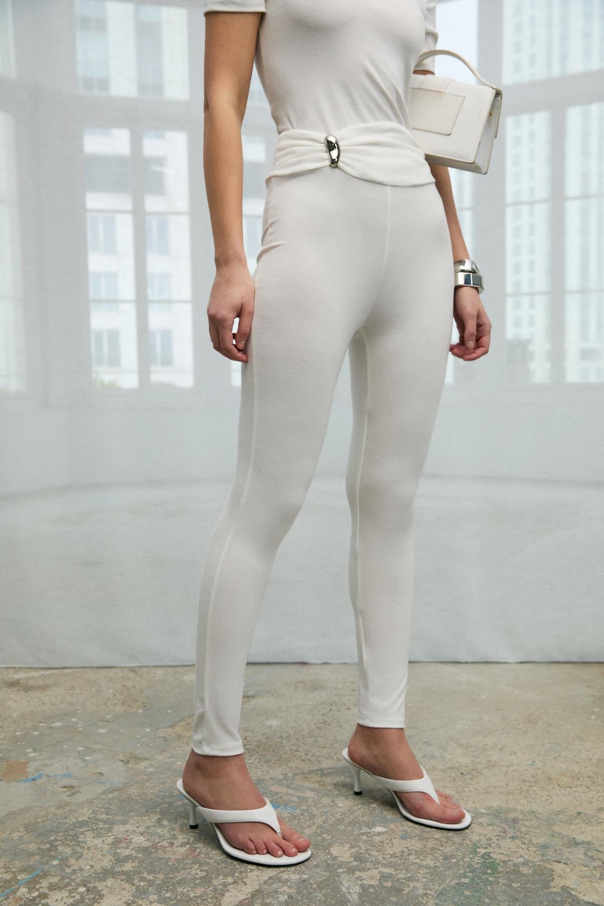 SISILY Damen Stretch Slim Leggings