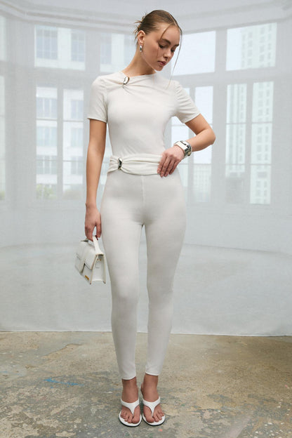 SISILY Damen Stretch Slim Leggings