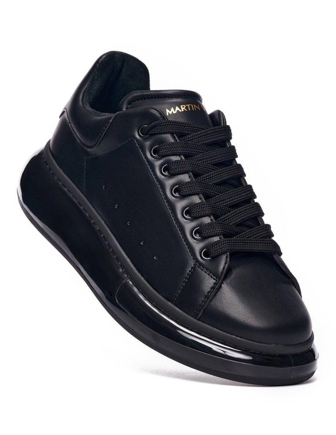 Sportschuhe mit Ballonsohle – Schwarz