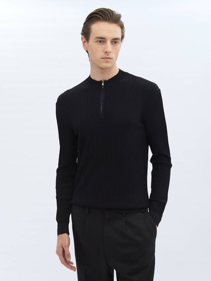 Gemusterter Strickpullover