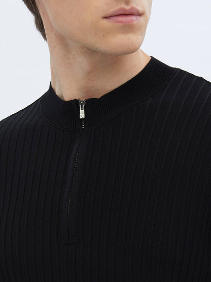 Gemusterter Strickpullover