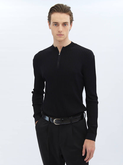 Gemusterter Strickpullover