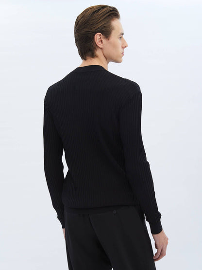 Gemusterter Strickpullover
