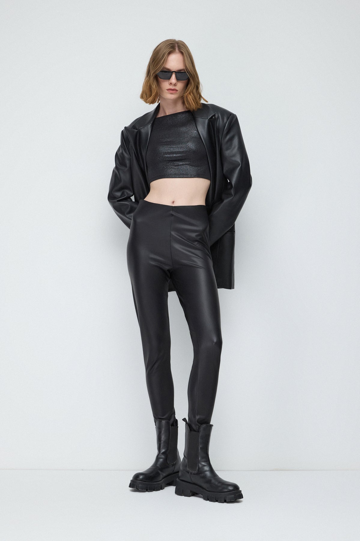 Leggings mit hohem Bund