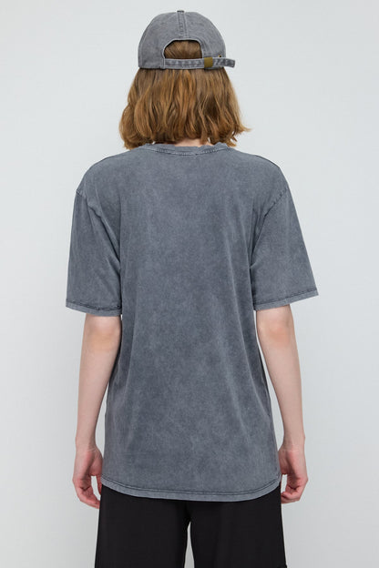 Bedrucktes Basic-T-Shirt
