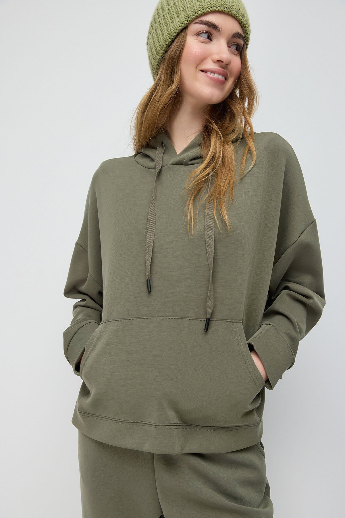 Kapuzenpullover aus weichem Material