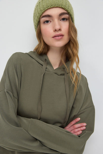 Kapuzenpullover aus weichem Material