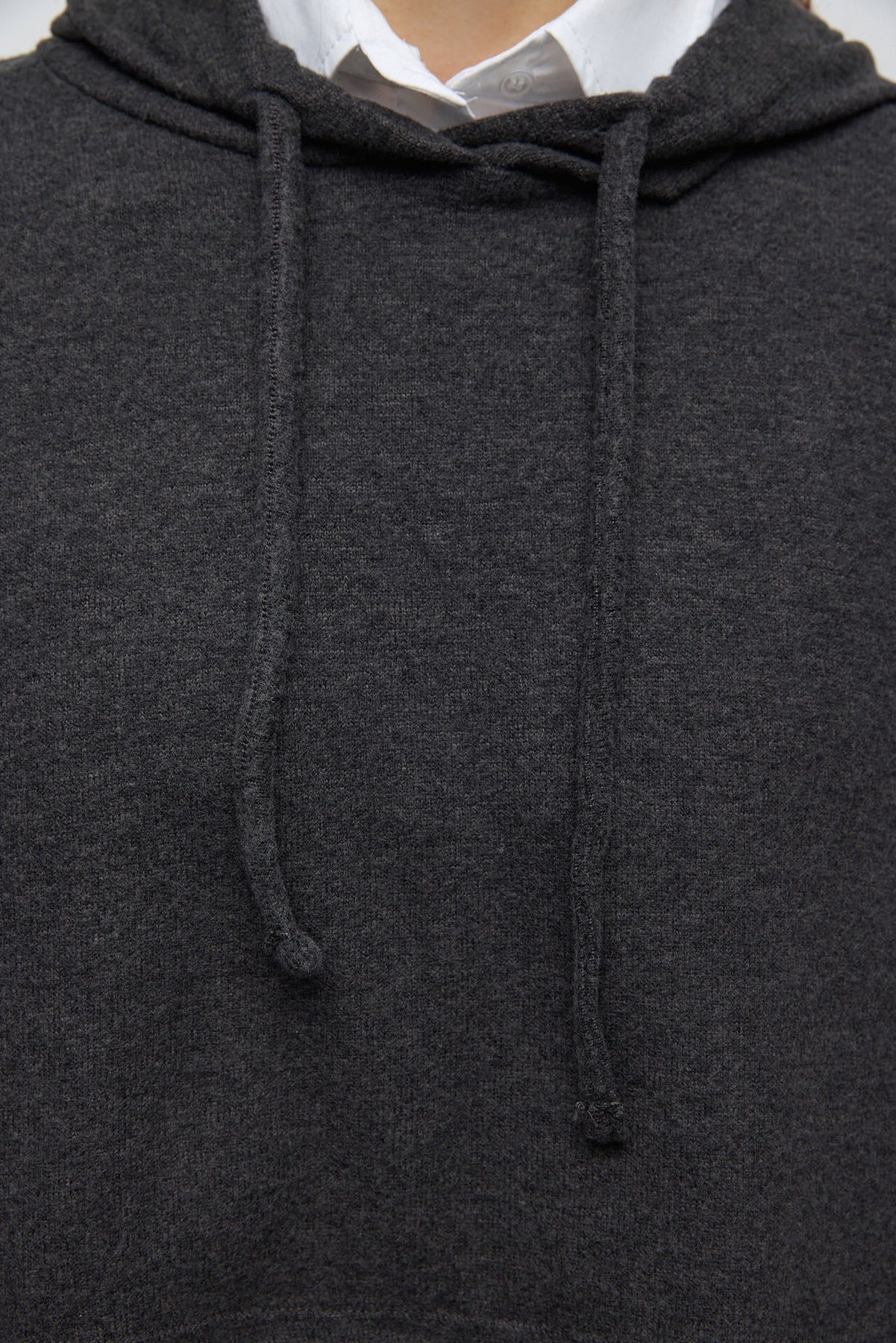 Kapuzen-Crop-Sweatshirt